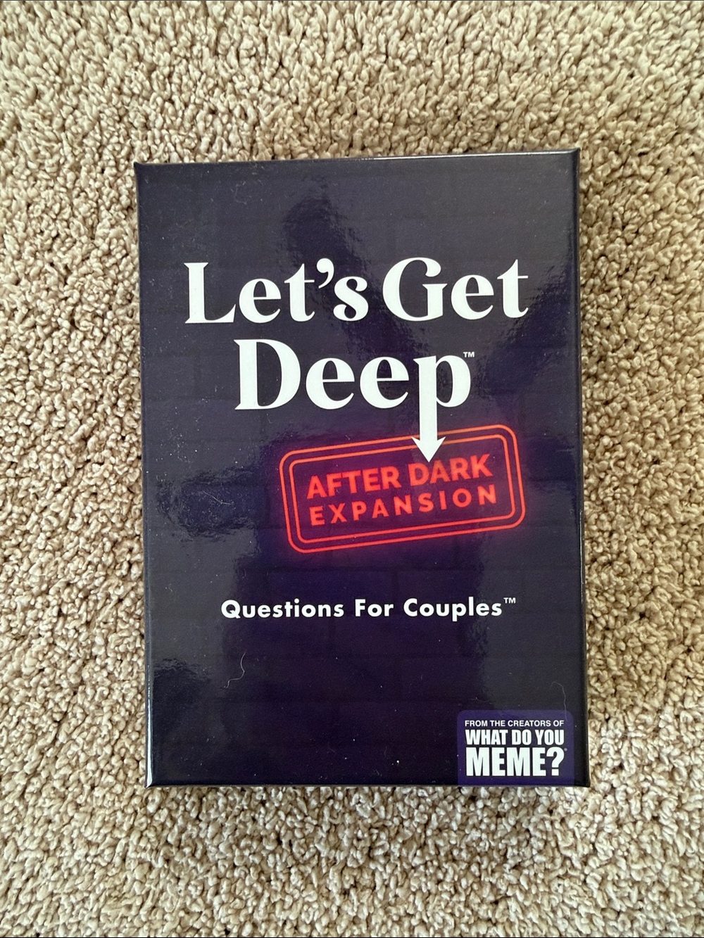 Let's Get Deep: After Dark Expansion — Black Edition by What Do You Meme?